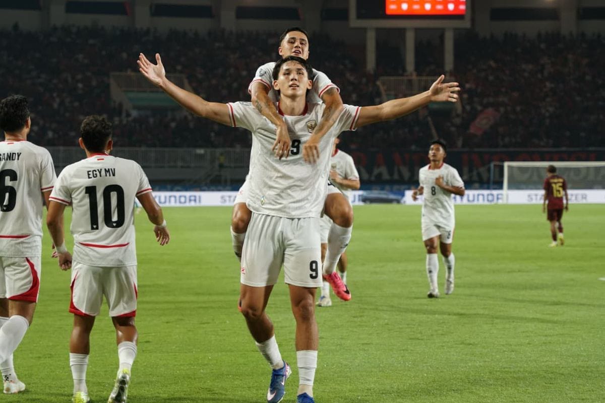 Debut manis Mitchell Baker, catat hattrick untuk Timnas Indonesia (Foto: Timnas Indonesia)